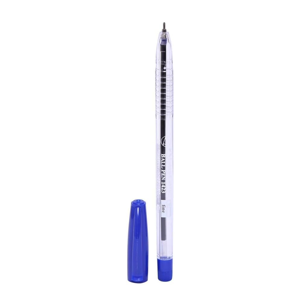 Faber-Castell 1423 Ball Pen 0.7Mm Box Of 50Pc Blue Pack of 2